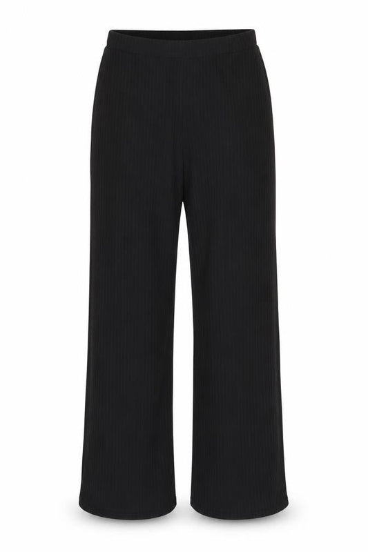 COLLUSION Womens Black Polyester Trousers Size 10 L32 in Regular
