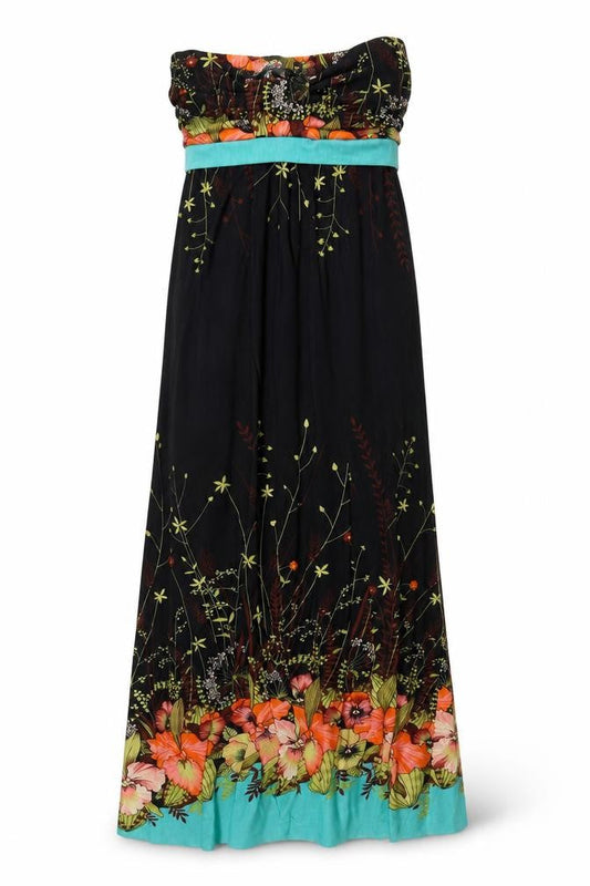 Apricot Womens Multicoloured Geometric Polyester Maxi Size S Square Neck Pullover