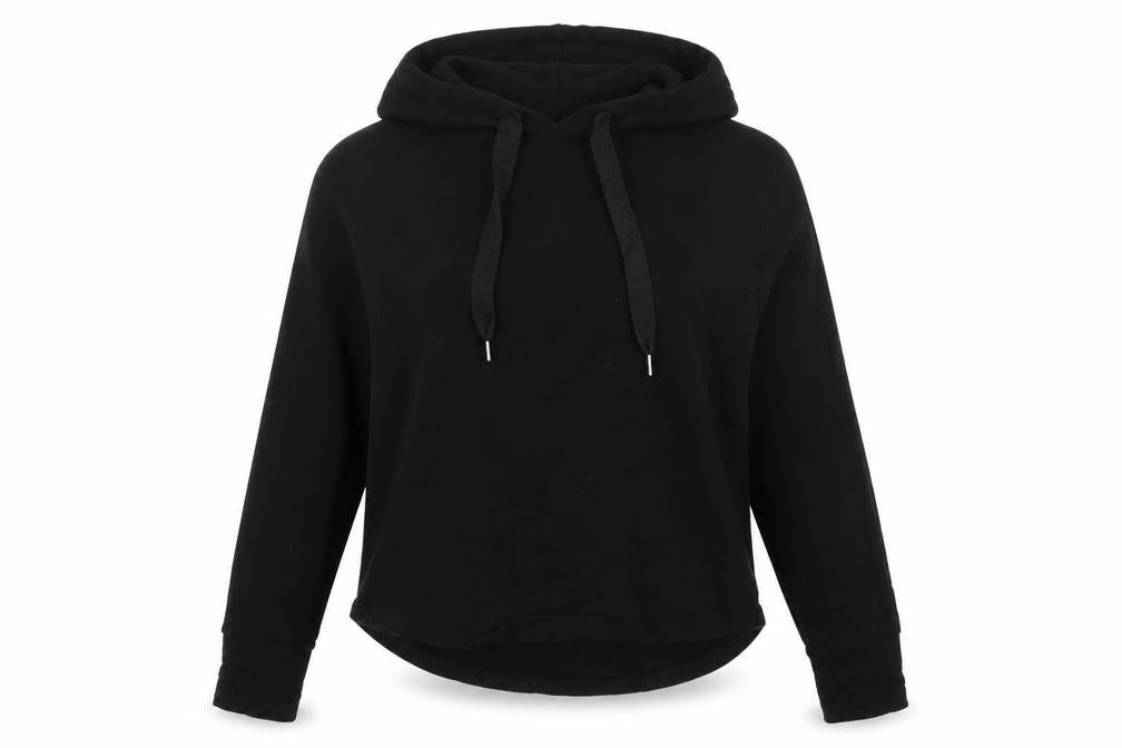 M.Life Womens Black Cotton Pullover Hoodie Size L Pullover