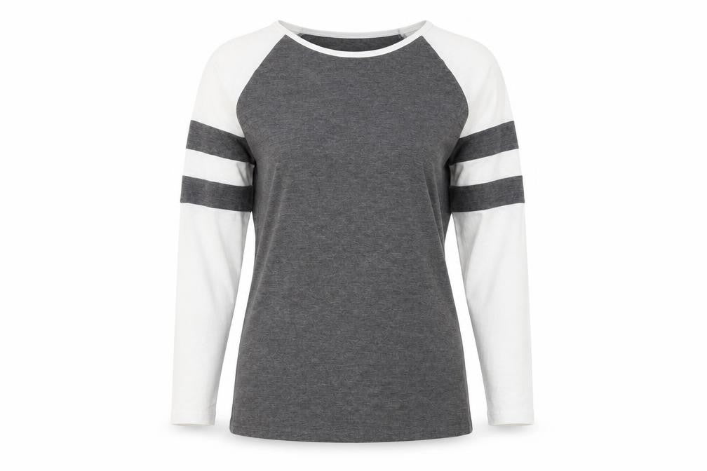 Sunnyme Womens Grey Polyester Basic T-Shirt Size S Round Neck