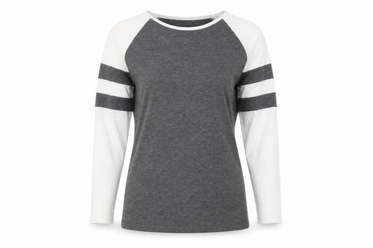 Sunnyme Womens Grey Polyester Basic T-Shirt Size S Round Neck