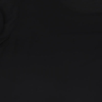 Nouvelle Womens Black Polyester Basic Blouse Size 16 Scoop Neck