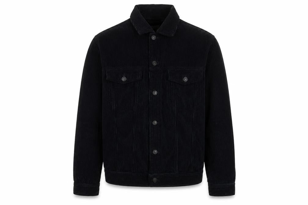 Loom Mens Blue Jacket Size L Button