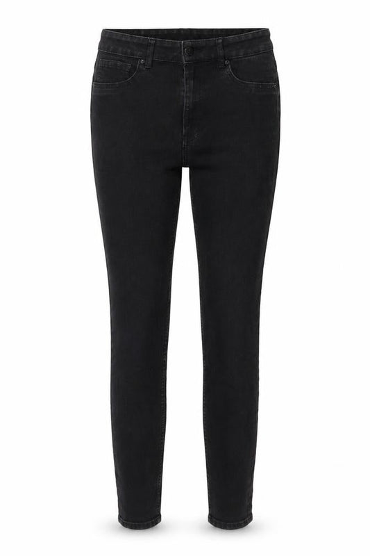 H&M Womens Grey Cotton Jegging Jeans Size 10 L27 in Regular Button