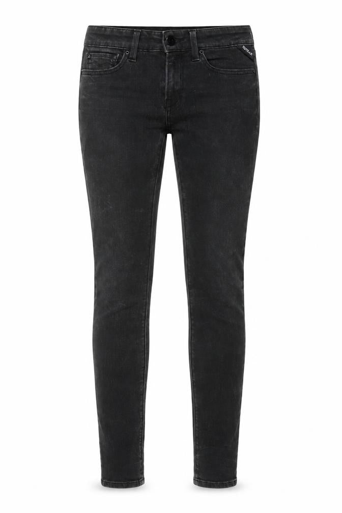 Replay Womens Black Cotton Skinny Jeans Size 25 in L30 in Regular Button