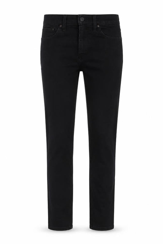 Levi's Womens Black Cotton Skinny Jeans Size 27 in L29 in Regular Button