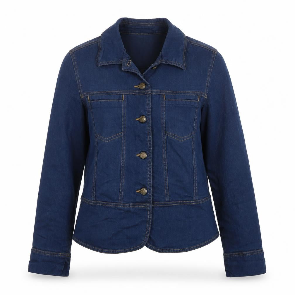 Marks & Spencer Womens Blue Jacket Size 10 Button