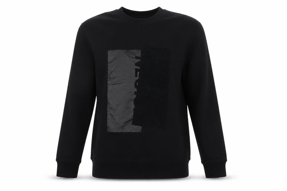 H&M Womens Black Cotton Pullover Sweatshirt Size M Pullover