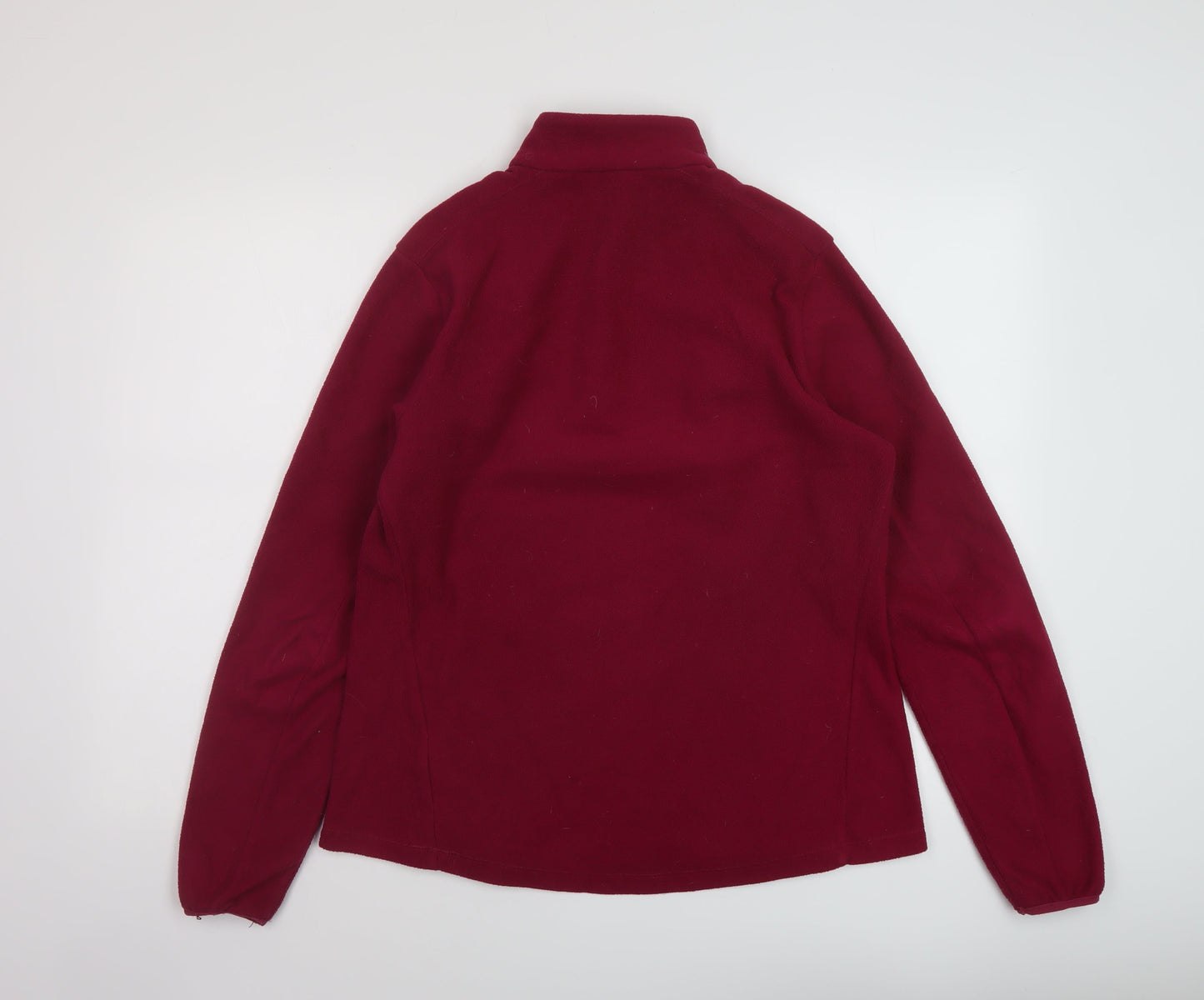 Quechua Womens Purple Polyester Pullover Sweatshirt Size L Zip