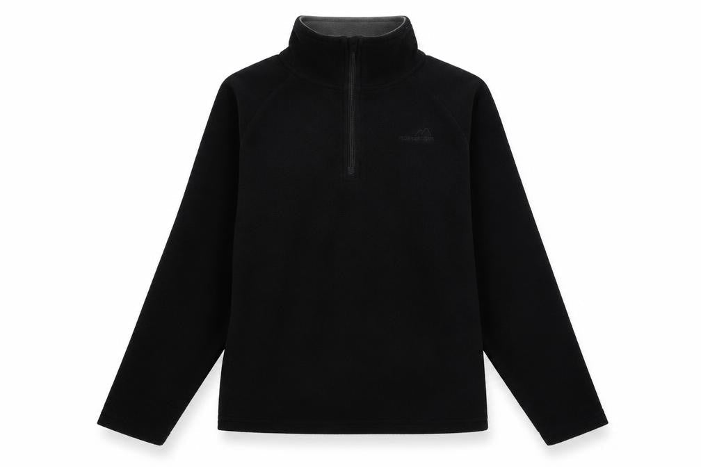 Freedom Trail Womens Black Polyester Pullover Sweatshirt Size 8 Zip