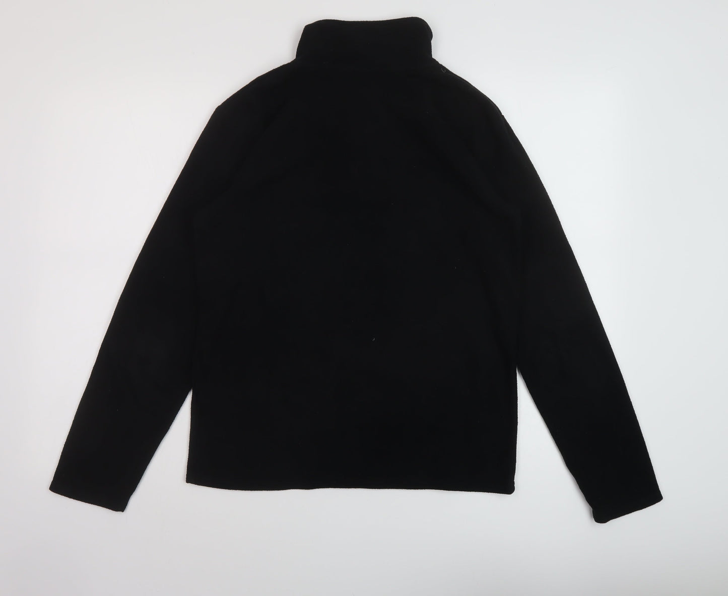 Freedom Trail Womens Black Polyester Pullover Sweatshirt Size 8 Zip