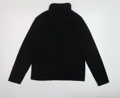 Freedom Trail Womens Black Polyester Pullover Sweatshirt Size 8 Zip