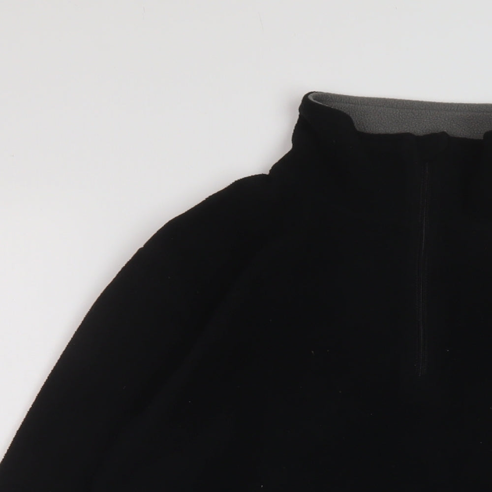 Freedom Trail Womens Black Polyester Pullover Sweatshirt Size 8 Zip