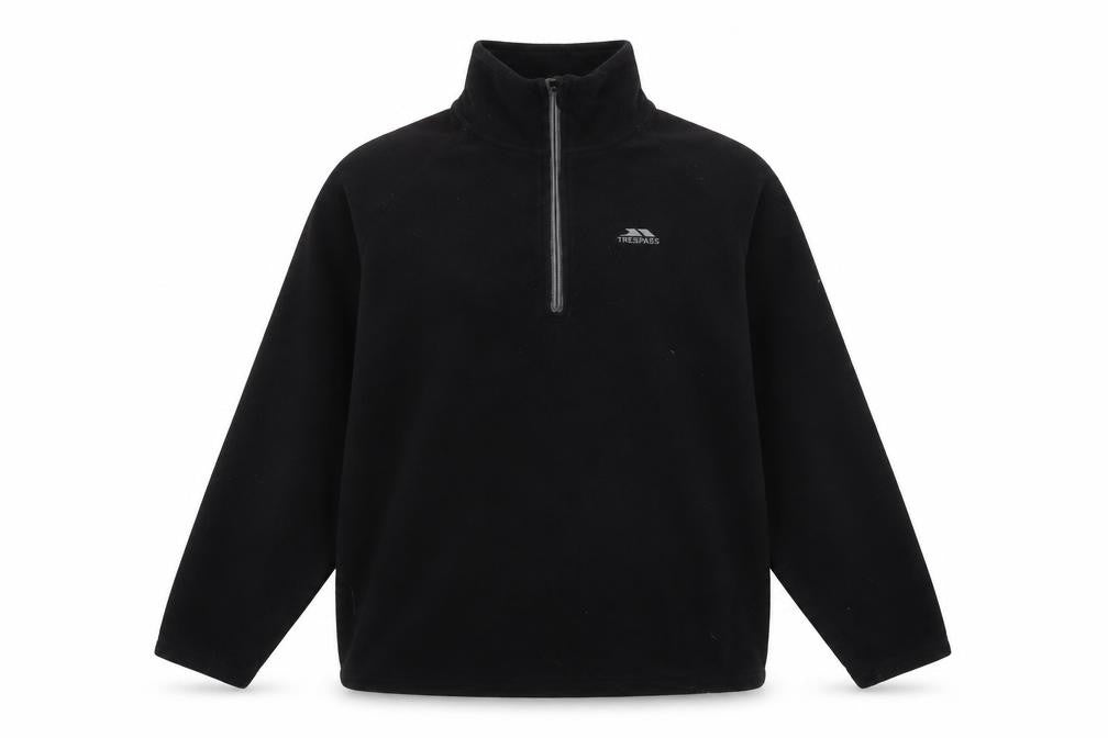 Tresapass Womens Black Polyester Pullover Sweatshirt Size L Zip