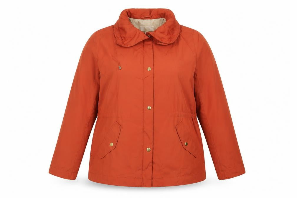 Marks & Spencer Womens Orange Jacket Size 14 Zip