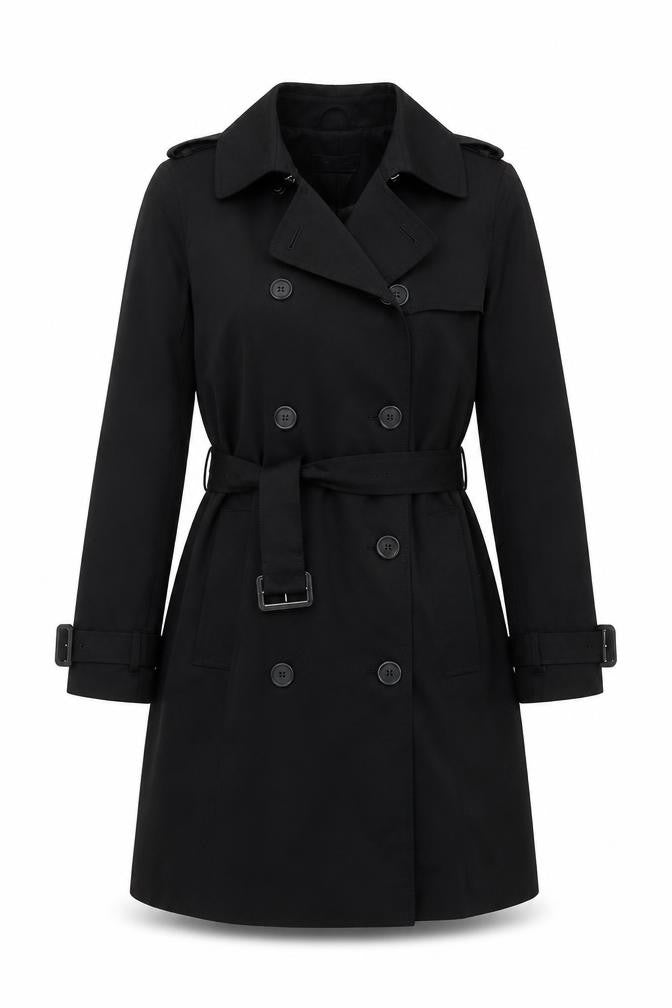 Marks & Spencer Womens Beige Overcoat Coat Size 8 Button