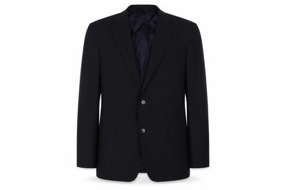 Oscar Jacobson Mens Black Polyester Jacket Suit Jacket Size 42 Regular