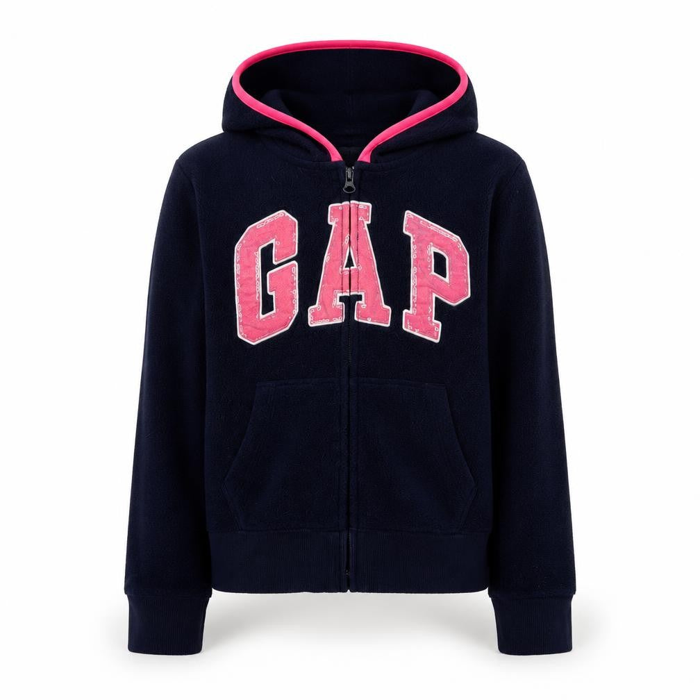 Gap Girls Blue Jacket Size 12 Years Zip