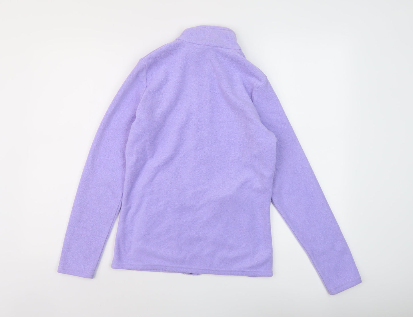 Marks and Spencer Womens Purple Jacket Size 8 Zip