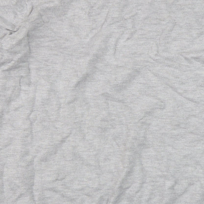 Cpasule Womens Grey Roll Neck Viscose Pullover Jumper Size 16