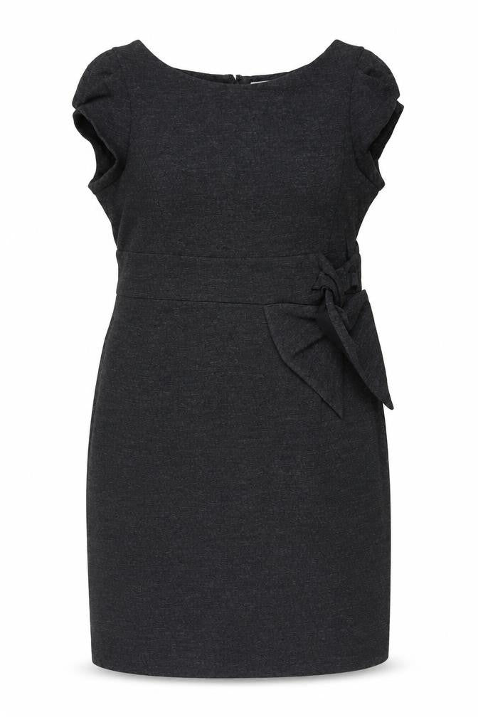 Per Una Womens Grey Acrylic A-Line Size 20 Round Neck Zip