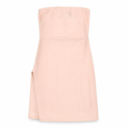 PRETTYLITTLETHING Womens Pink Polyester Mini Size 4 Square Neck Pullover - Side Slit