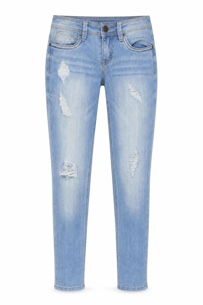Dollhouse Womens Blue Cotton Skinny Jeans Size 28 in L28 in Regular Zip