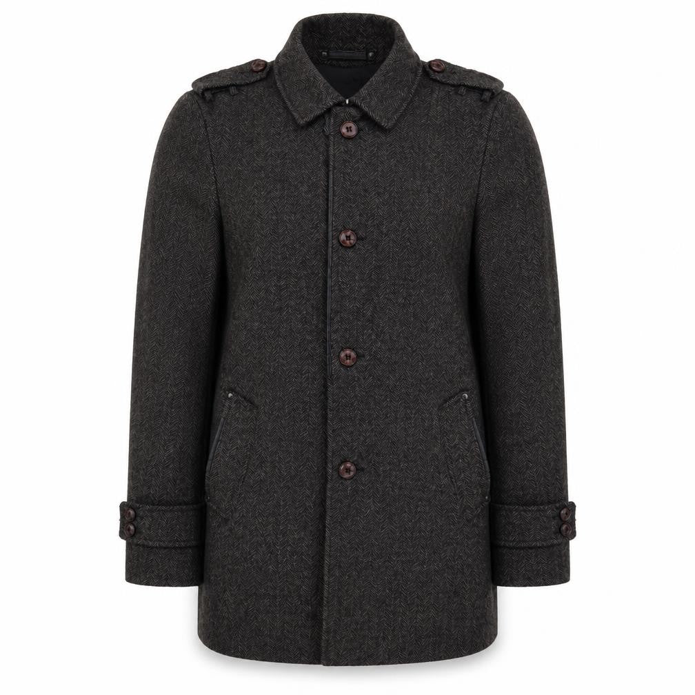 River Island Womens Grey Military Jacket Jacket Size M Button