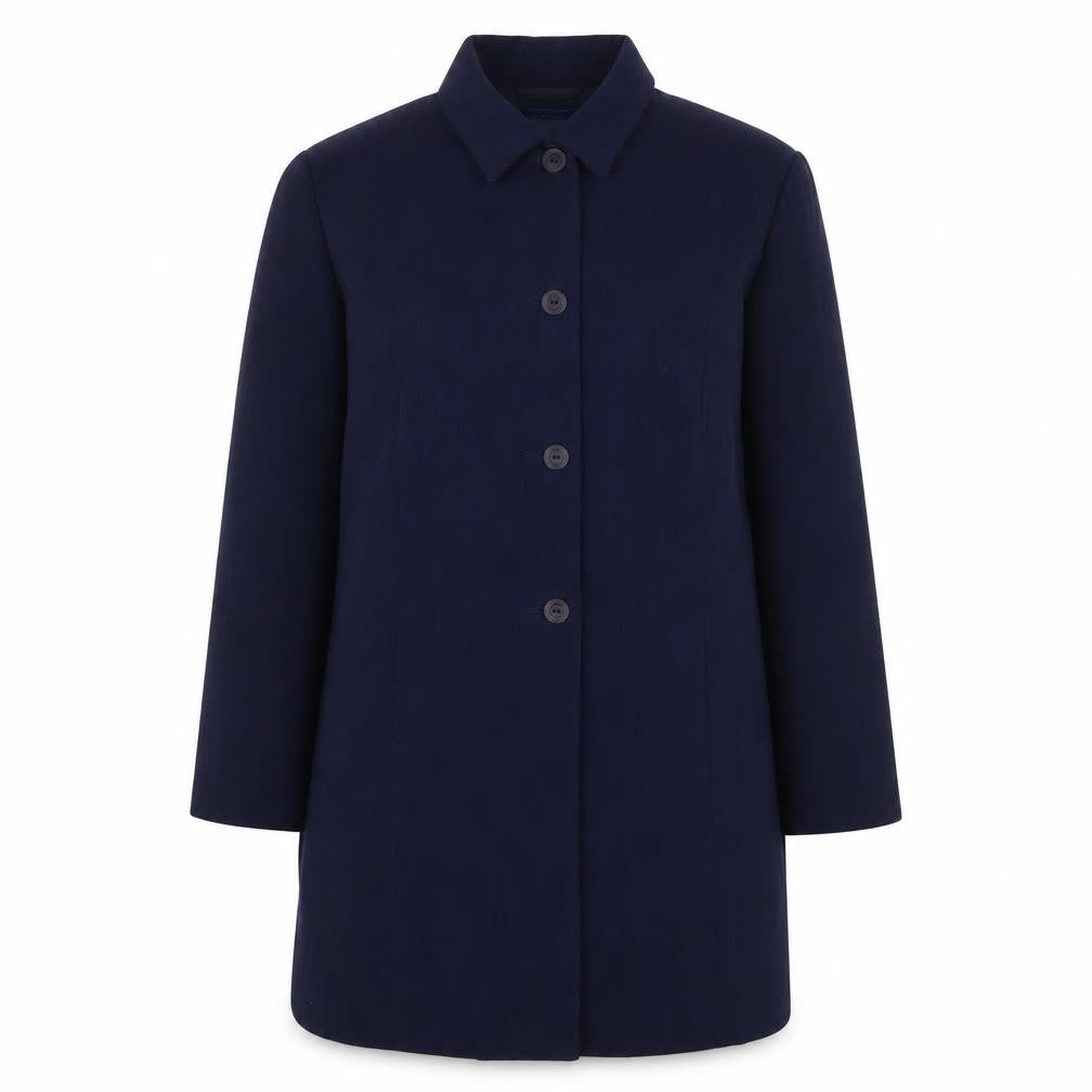 Initials Womens Blue Jacket Size 18 Button