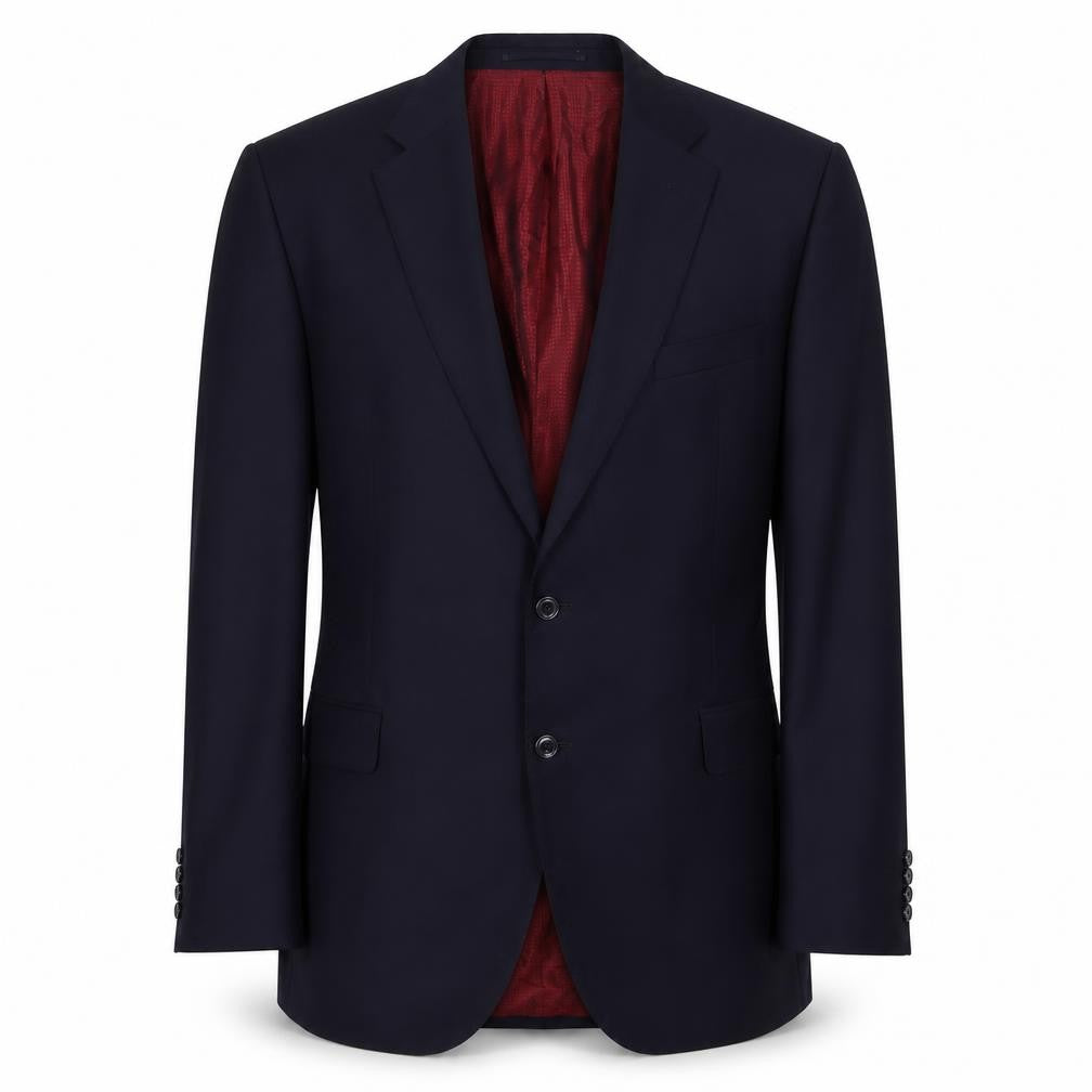 Marks & Spencer Mens Blue Wool Jacket Suit Jacket Size 44 Regular - Inside Pockets