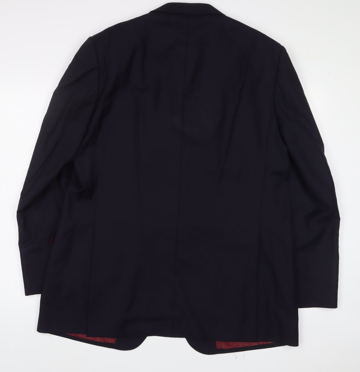 Marks and Spencer Mens Blue Wool Jacket Suit Jacket Size 44 Regular - Inside Pockets
