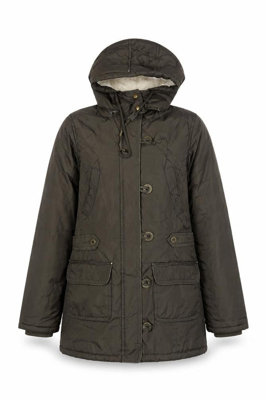 Brave Soul Womens Green Jacket Coat Size 10 Zip - Pockets
