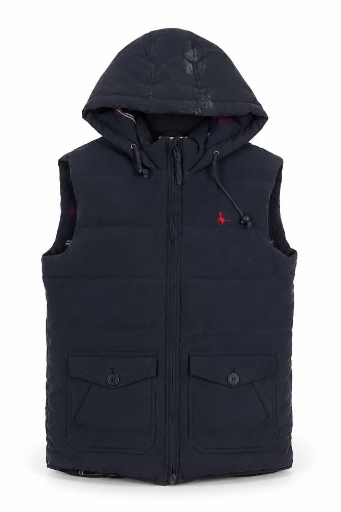 Jack Wills Mens Blue Gilet Jacket Size S Zip