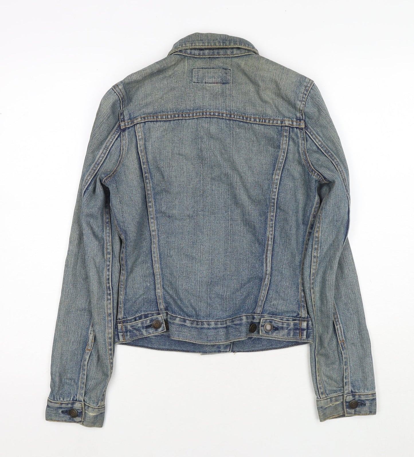 Warehouse Womens Blue Jacket Size 8 Button