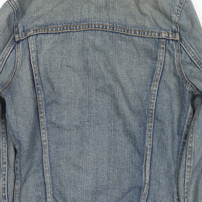 Warehouse Womens Blue Jacket Size 8 Button