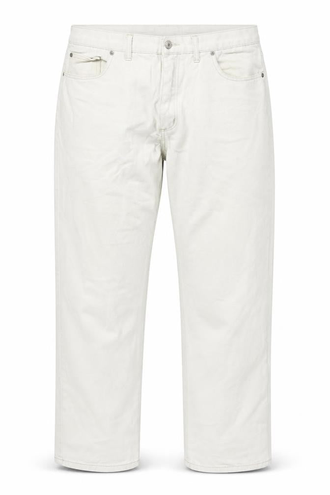 Western Trading Mens Ivory Cotton Straight Jeans Size 40 in L29 in Regular Zip