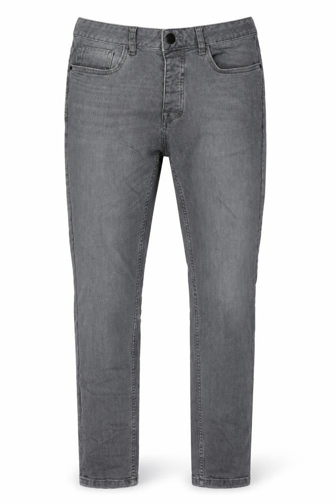 Denim & Co. Mens Grey Cotton Skinny Jeans Size 30 in L32 in Regular Zip