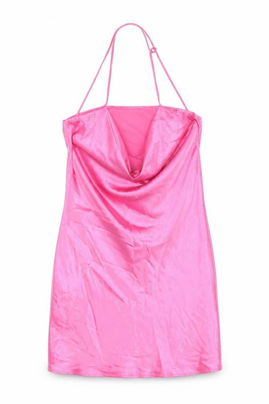 Divided by H&M Womens Pink Polyester Mini Size 12 Cowl Neck Pullover