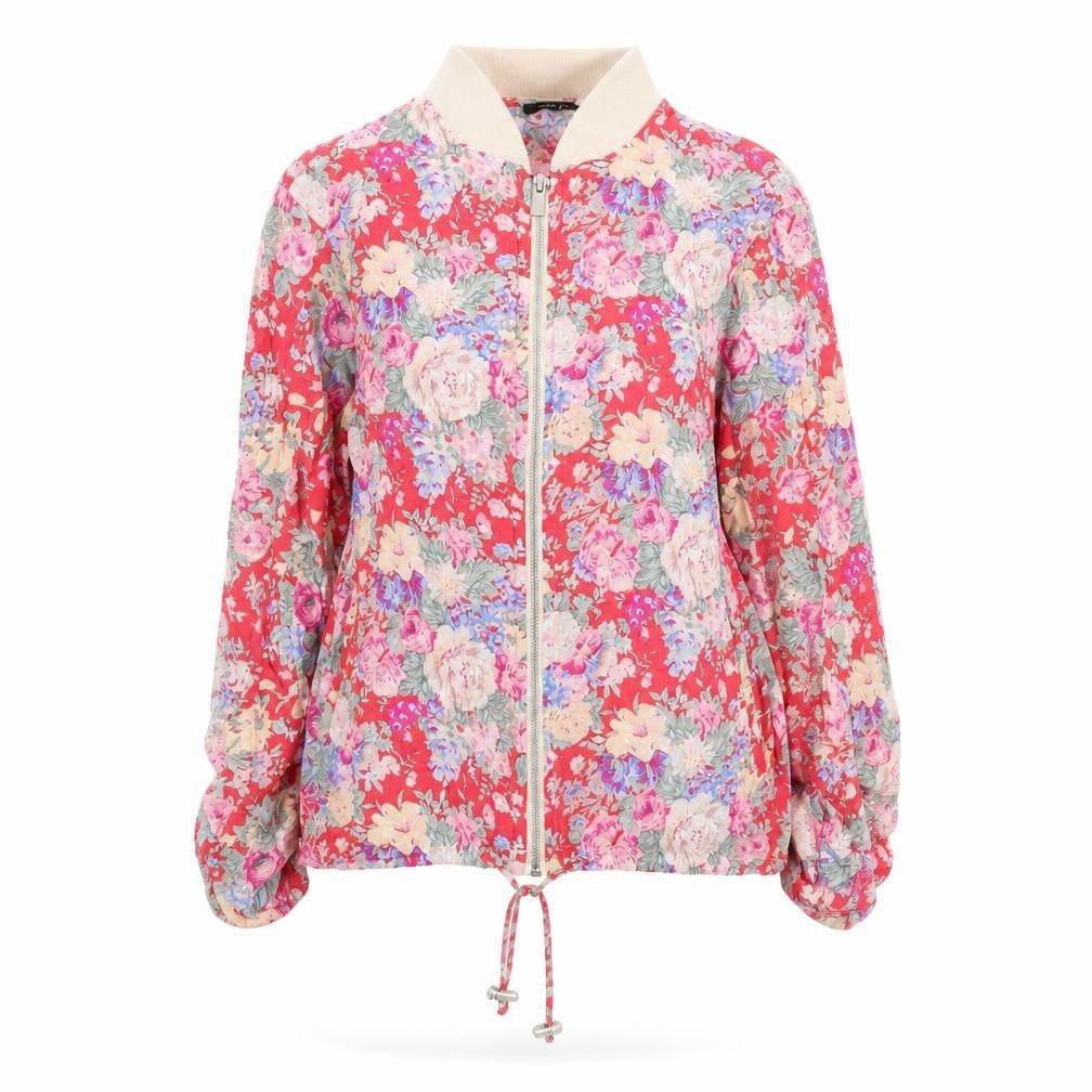 New Look Womens Pink Floral Viscose Basic Blouse Size 10 V-Neck