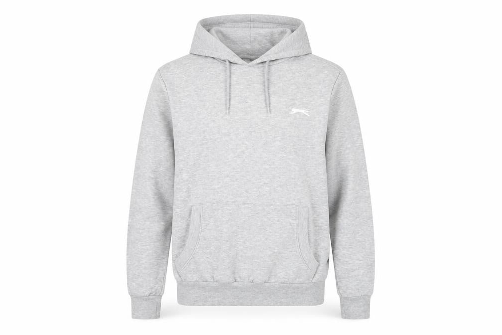Slazenger Womens Grey Polyester Pullover Hoodie Size S Pullover