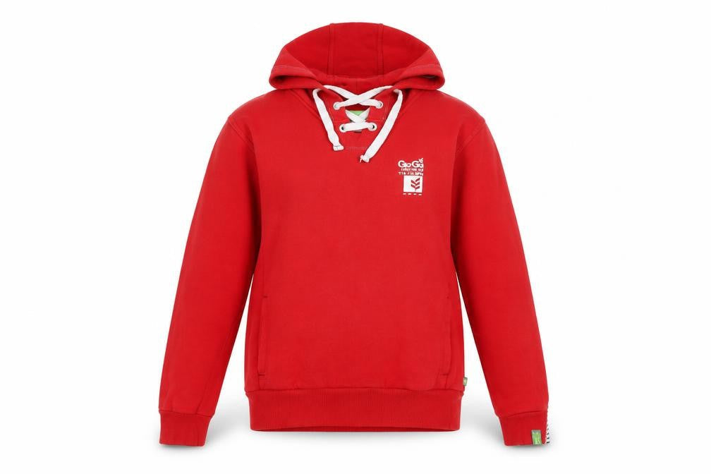 Gio-Goi Womens Red Cotton Pullover Hoodie Size M Pullover