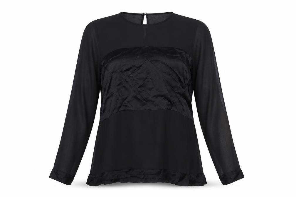 Zara Womens Black Polyester Basic T-Shirt Size XS Round Neck