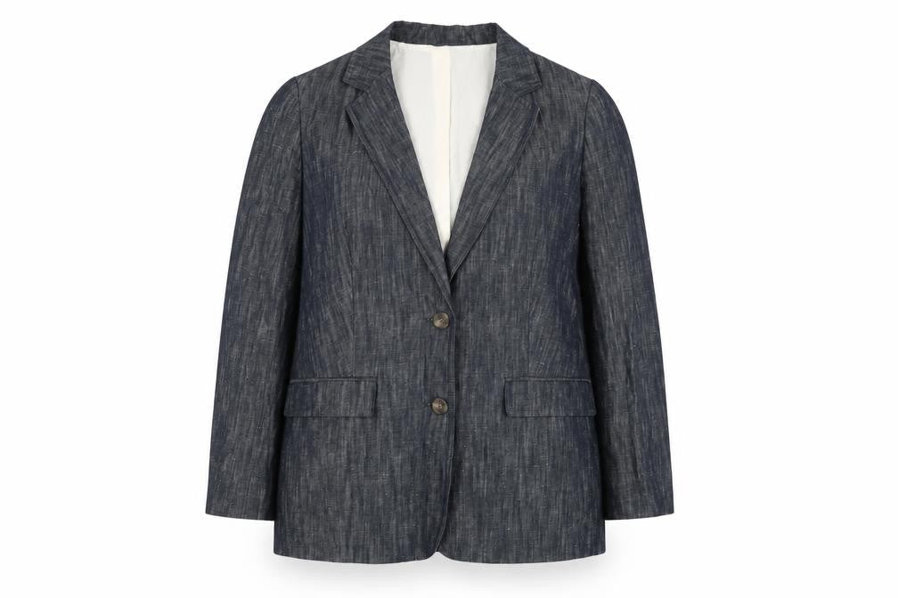 Marks and Spencer Womens Grey Jacket Blazer Size 16 Button