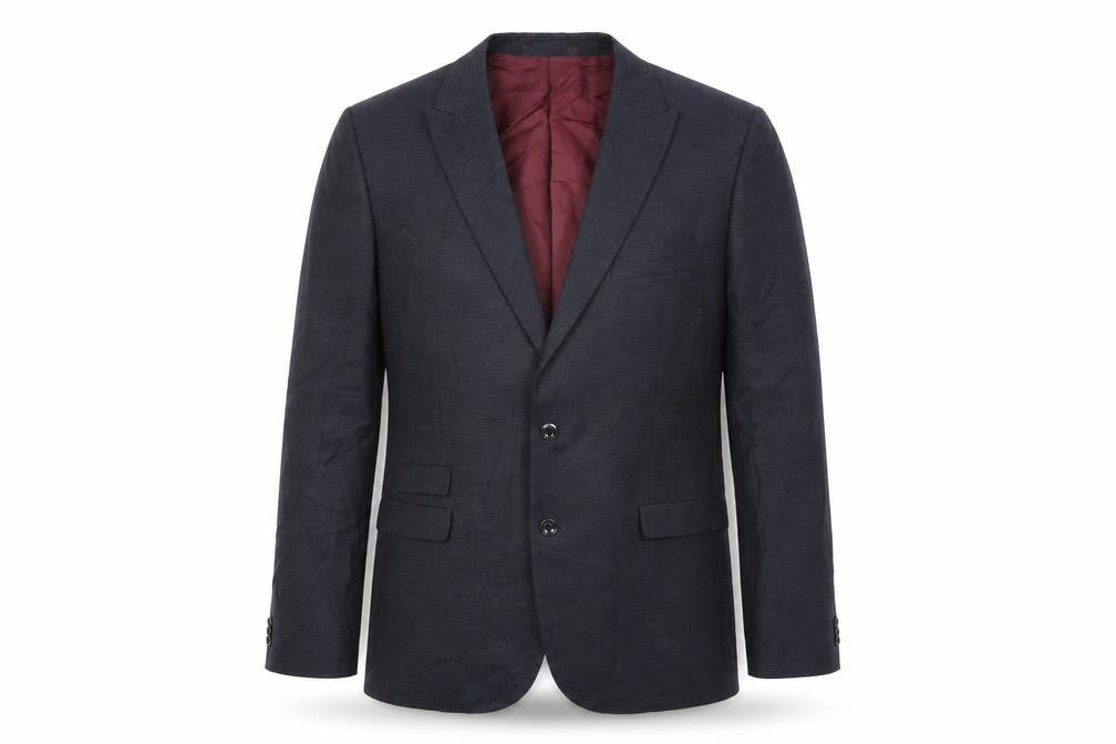 Marks & Spencer Mens Black Polyester Jacket Suit Jacket Size 44 Regular