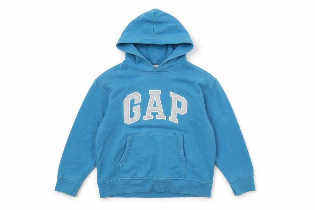 Gap Boys Blue Polyester Pullover Hoodie Size M Pullover