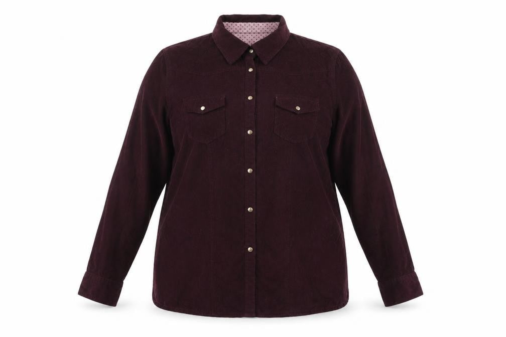 Bexley's Womens Red Cotton Basic Button-Up Size 20 Collared