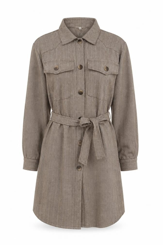 Stella Morgan Womens Beige Pea Coat Coat Size 12 Button
