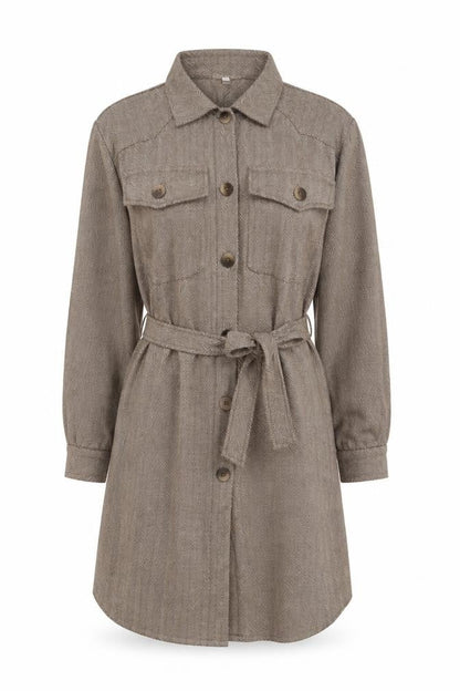 Stella Morgan Womens Beige Pea Coat Coat Size 12 Button