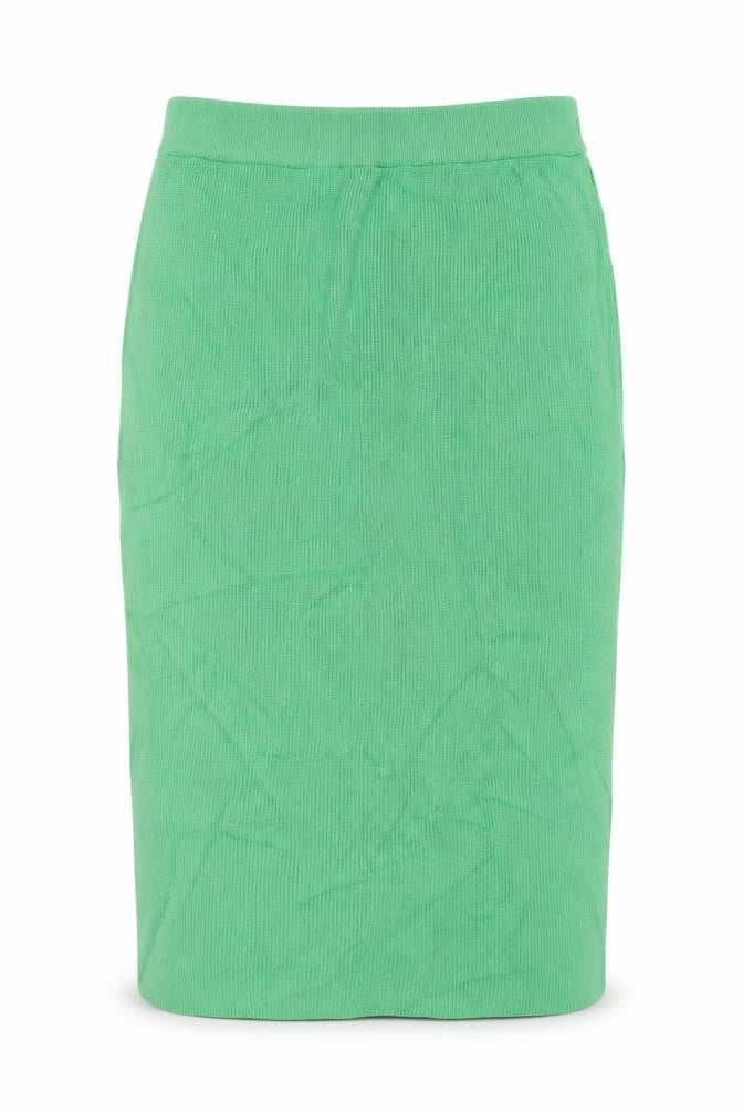 Marks & Spencer Womens Green Viscose A-Line Skirt Size L
