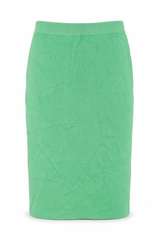 Marks & Spencer Womens Green Viscose A-Line Skirt Size L